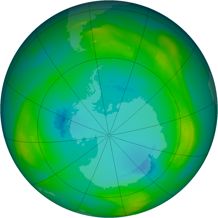 Ozone Map 1980-08-21